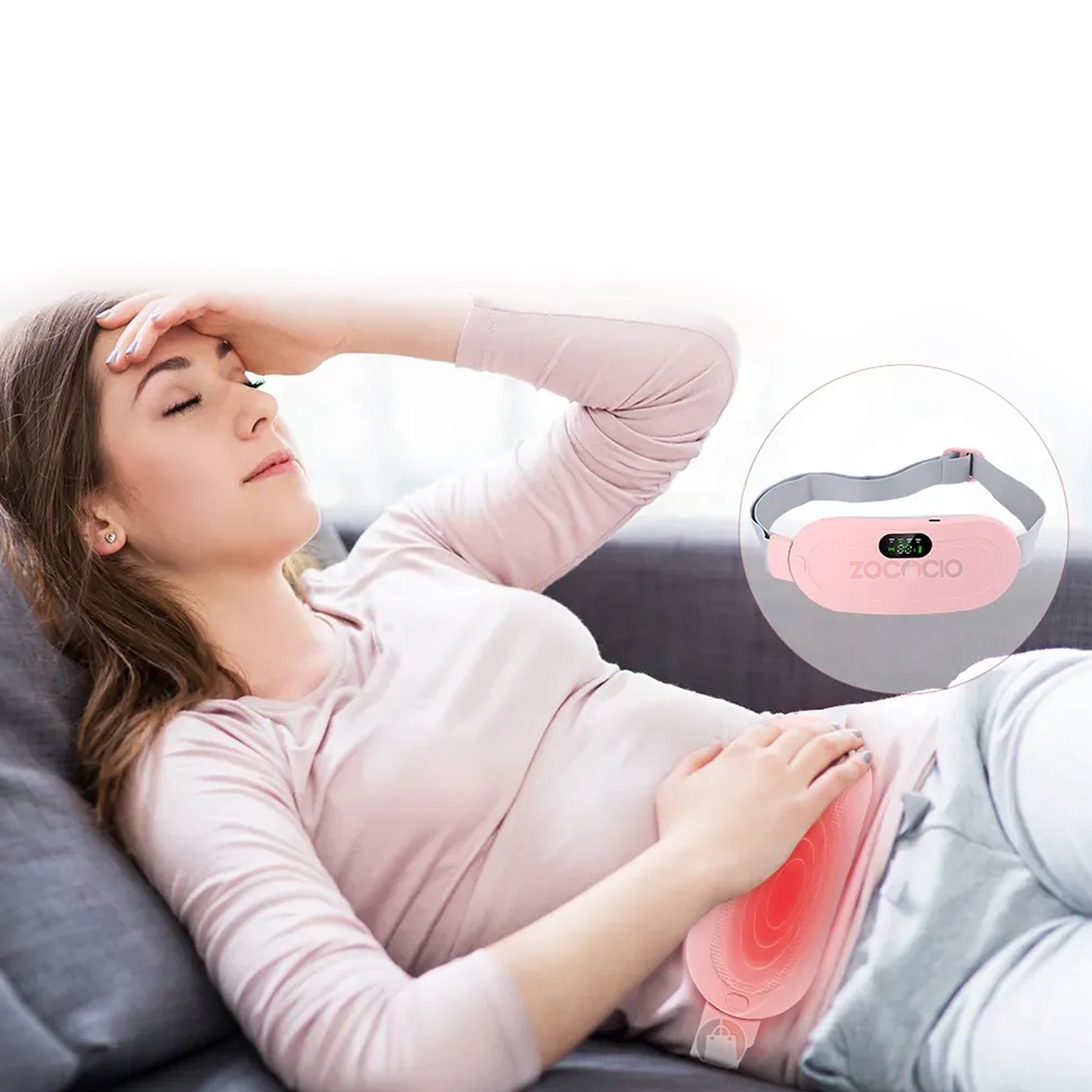 Miniatura 4 de Masajeador Cinturón Menstrual Cólicos